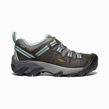 KEEN Női Targhee II Waterproof Túracipő Olivazöld